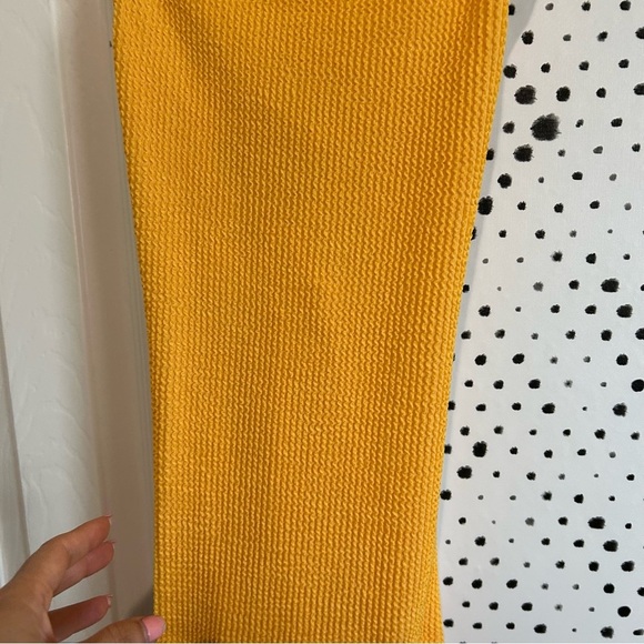 Urban Outfitters Orange Knit Tyra Strappy Back Sleeveless Mini Dress XS - Picture 4 of 9